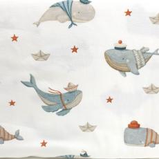 Jersey Küstenkind Wale - Papierschiff